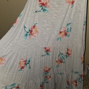 Torrid Floral Gray Throw Blanket